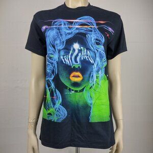 NWT Lady Gaga Enigma Las Vegas black short sleeve t-shirt womens Small